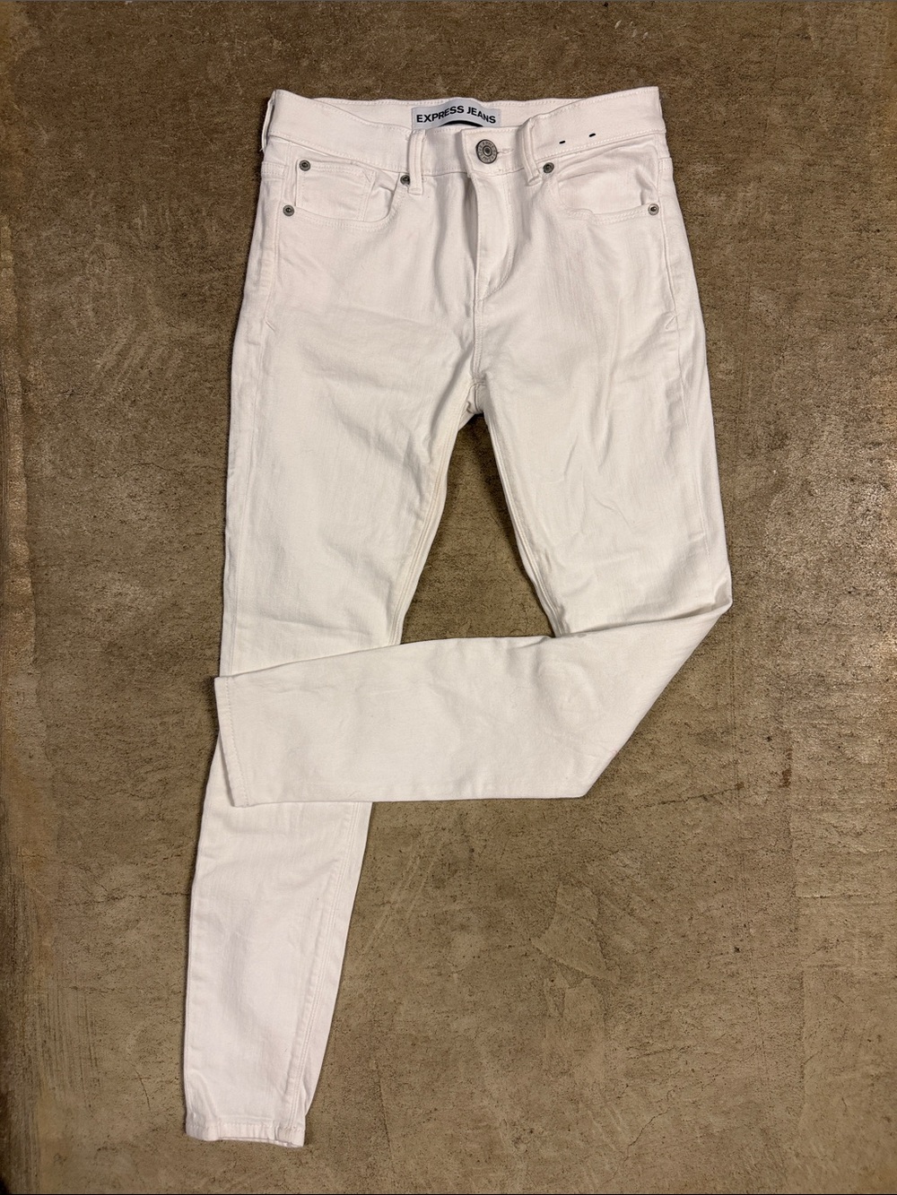 Express Slim Skinny Jeans in White